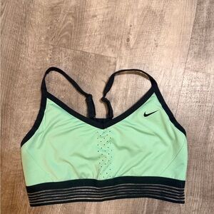 Nike Mint and Black Sports Bra